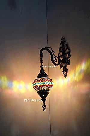 Mosaic Wall Lamp, Single Downward Decorative Wall Lamp, Authentic Lamp, Mosaic Lamp I-S-W-5400