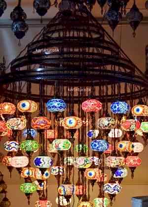 Decorative Chandelier, Mosaic Lamps ,Restaurant Chandeliers,Turkish Lamps 88 Globe ,Hanging Lamps,Hotel Chandeliers,Home Chandeliers BigSize   I-S-C-5329