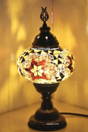 Mosaic Table Lamp ,Turkish Mosaic Lamp, Turkish lamp Shade , Turkish Handmade Lamp,- I-S-T 5002