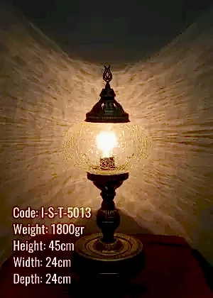 Osmanlı Masa Üstü Klasik Metal Lamba