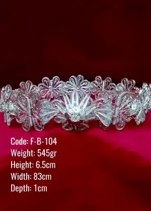 Gümüş Telkari Kemer FB104