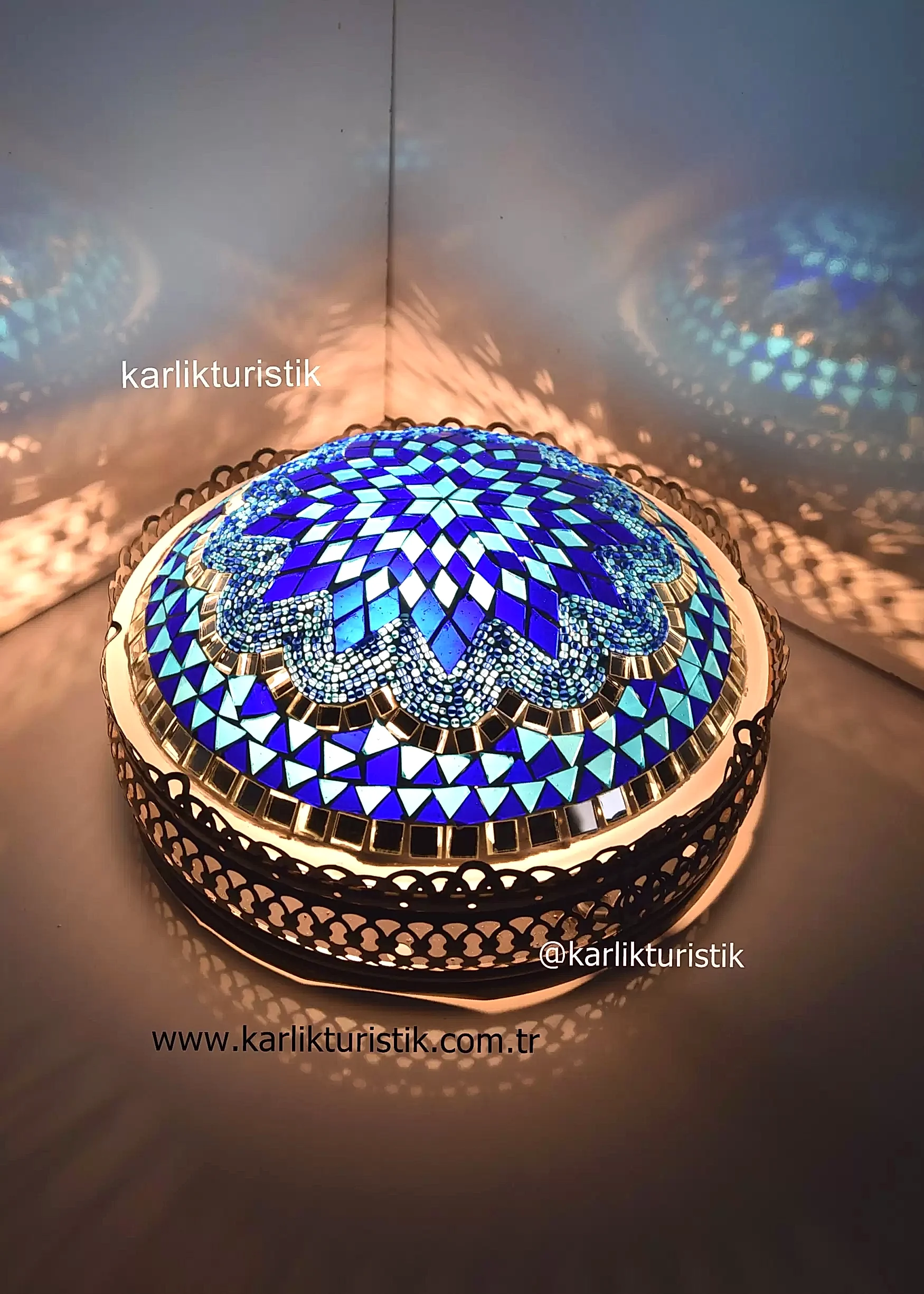 mosaic wall lampwith ring ,flush mount ceiing lamp 30 cm1