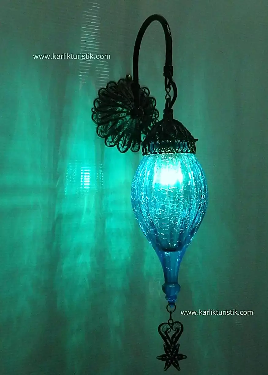 Osmanlı Aplik Küçük El işi Çekme Camlı Telkari DSCN63321