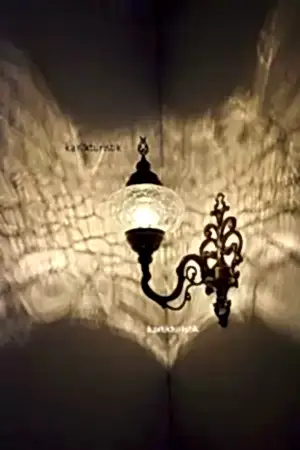 Osmanlı Aplik,tekli Yukarı Yönlü Dekoratif Duvar Lambası,otantik Lamba,şefaf Çatak Camlı ISW5407NO3ŞEFAFAPLİK