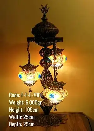 Mozaik Telkari 3 lü Lambader - F-F-L-700