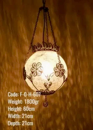 Osmanlı Askılı Baır Telkari 20 lik Top Lamba - F-O-H-607