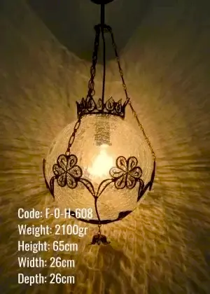 Osmanlı Askılı Bakır Telkari 25 lik Top Lamba - F-O-H-608