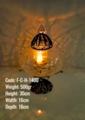 Osmanlı Bakır Telkari Mumluk