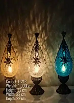 Telkari Mozaik Masa Lambası - F-T-213