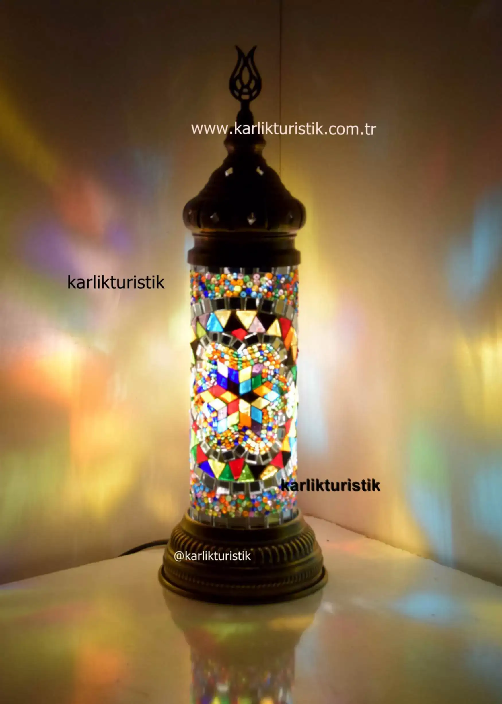 MOZAİK TÜRK LAMBALARI,OTANTİK HEDİYELİK TÜRK LAMBASI25