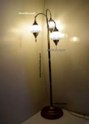 Dekoratif Aydınlatma Çözümü Doğal Işığın Büyüsü Vintage Tarz Osmanlı Çatlak Kumlama  Camlı lazerli Lambader